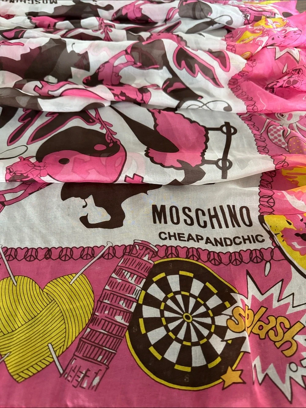Moschino vintage silk